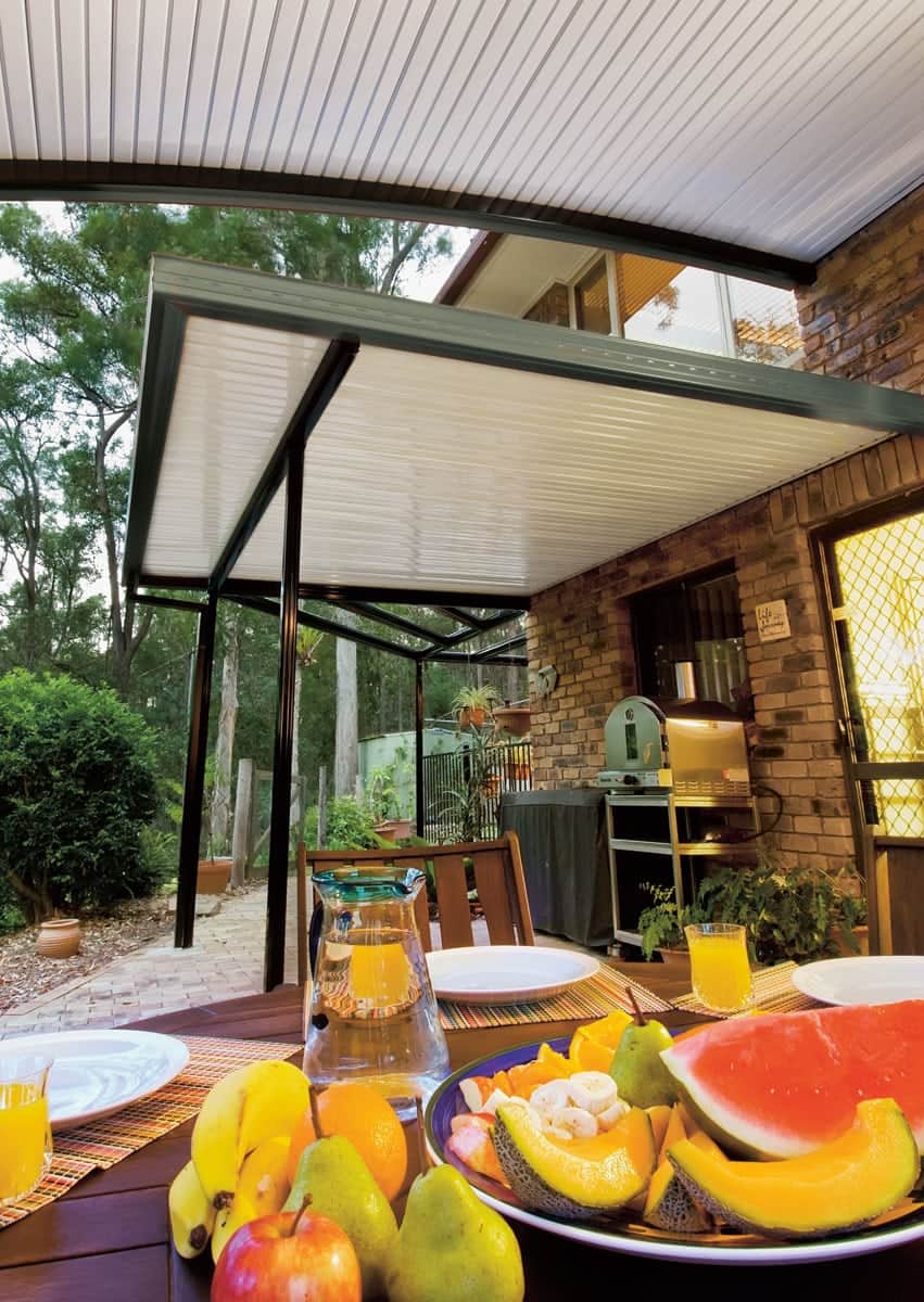 Beautiful patio installation by The Patio Factory