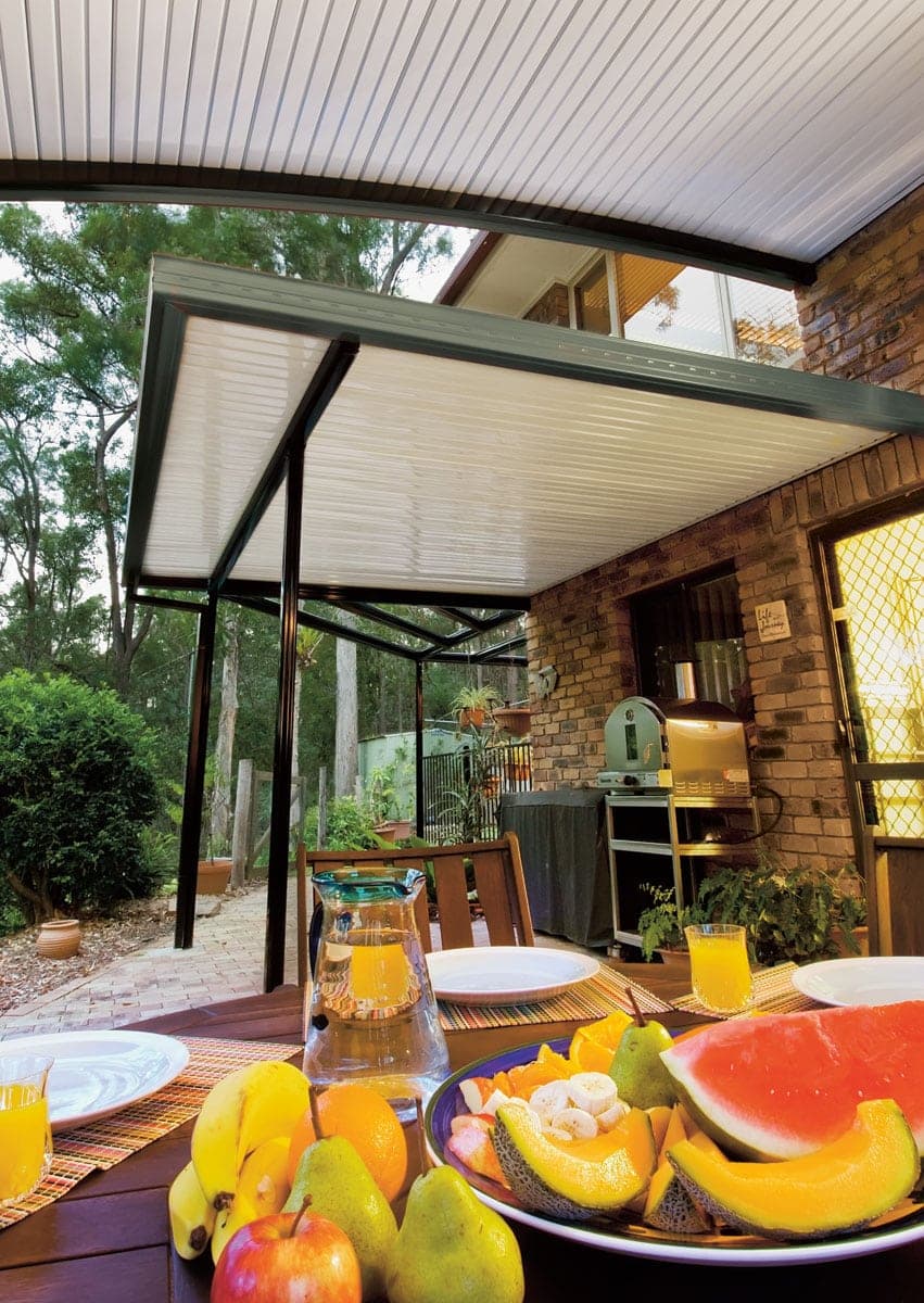 Beautiful patio installation by The Patio Factory