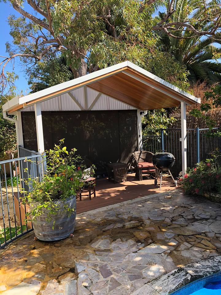 wooden gable patio perth Albany Patio Design and Installation by The Patio Factory